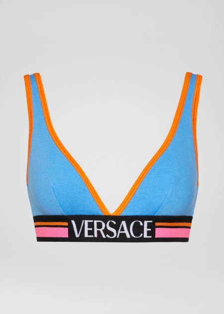 Bralette Versace Versace Logo Triangle Dama | XUTNSFO-15